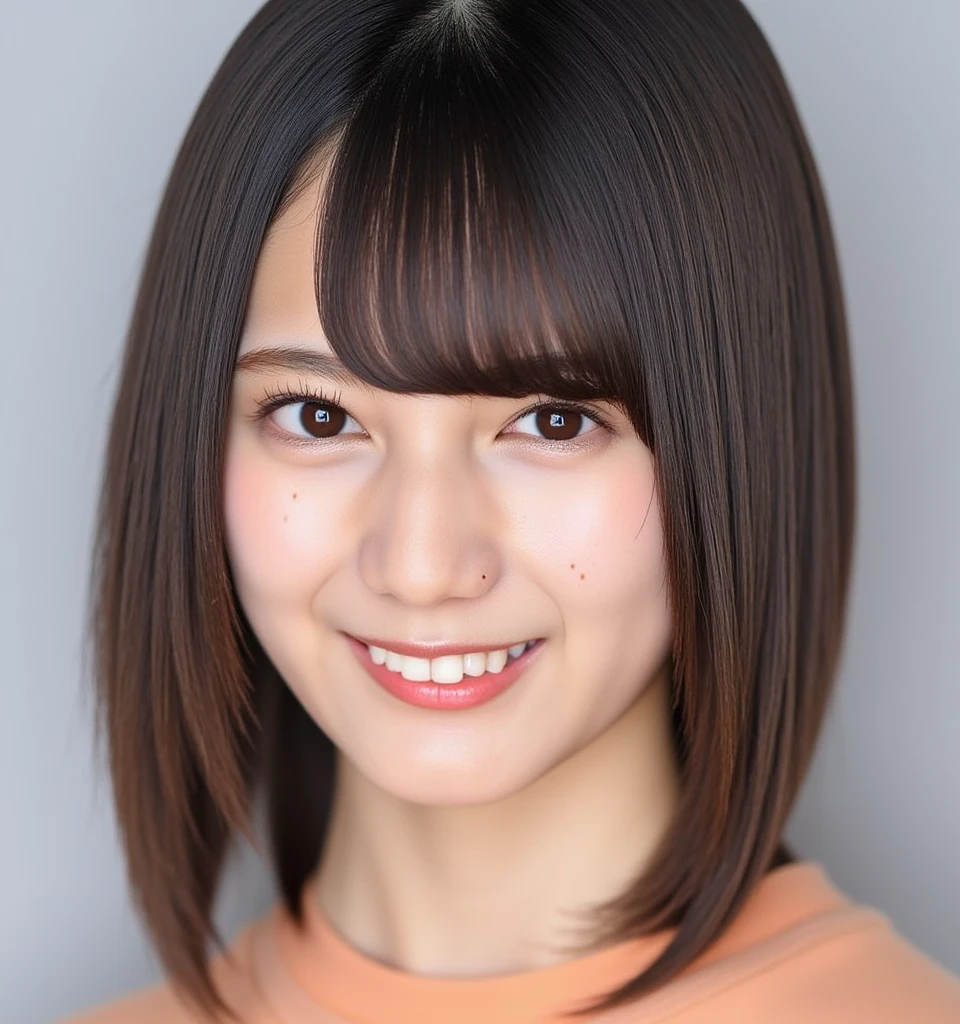 (High reality photograph, high resolusion, detailed face, detailed eyes) Skinny Japanese lady, 40 years old, cute face, skinny figure, various hair style, various dress, various background, alone in a photo