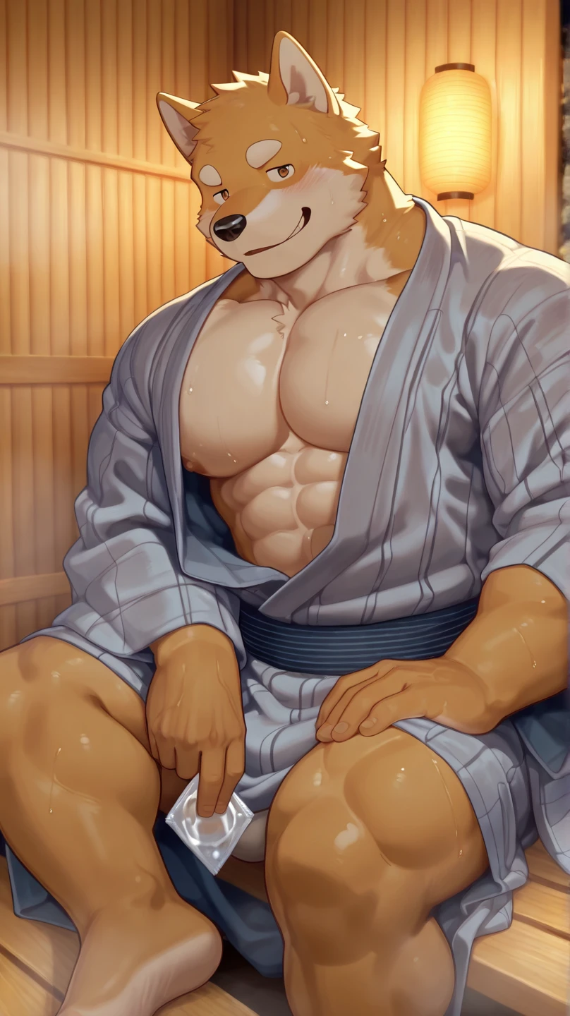 (((Barefoot furry character, full body, cinematic setting, furry male))) (((muscular Rottweiler puppy with black fur in sauna))), plantigrade, Rottweiler in sauna, stretching legs, (((showing soles with pawpads))), (((wearing long white sweaty cotton pants))), happy smile, (((intoxicated with green hypnotic gas)), (((inhales green intoxicating steam))), (((green glowing eyes))), (drooling), (sweating)), nice detailed paws, feet, in a state of pleasure, gold chain as jewel around neck, mindlesly masturbate, playing with his hard penis, ejaculate. BREAK, detailed background, 8K, (masterpiece:1.5), intricate details, highly detailed, extreme detail, octane render, fine art, best quality, highres, (detailed face:1.5), ((full_body)), UHD, (((perfect hands))), low light