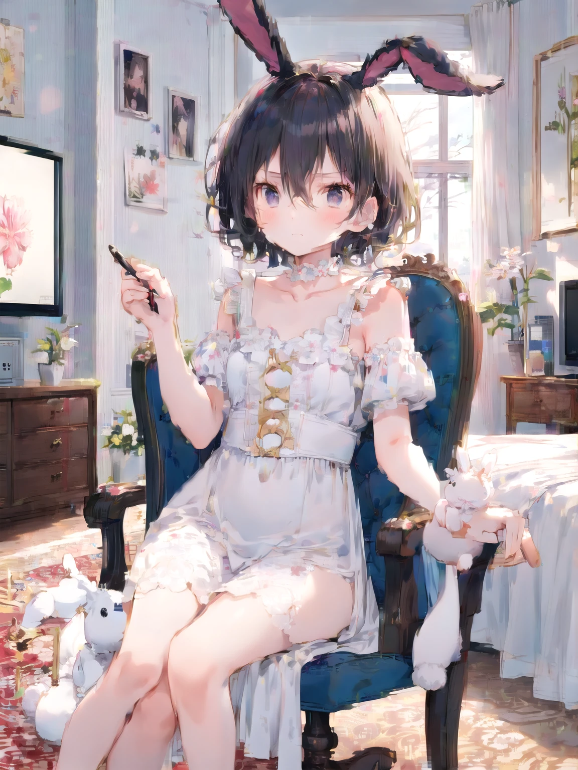 best quality, ultra-detailed, masterpiece,finely detail, high res, 8k wallpaper, best quality, highres, looking up from below,  ((a  girl, 8years old, )),  bottomless, lift up skirt, casual dress,  blush, crowded room,, BREAK (masterpiece:1.2), (illustration:0.8), extremely detailed face, perfect lighting, extremely detailed CG, (perfect hands, perfect anatomy), (masterpiece, best_quality, ultra-detailed, immaculate:1.3), epic, illustration, render,


.,Blue-purple hair, green eyes,