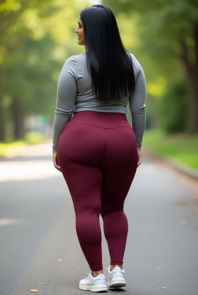 sexy and beautiful chubby woman wearing a hijab, full breasts, wearing a shirt, wearing tight pants leggings, ultra detailed, realistic quality