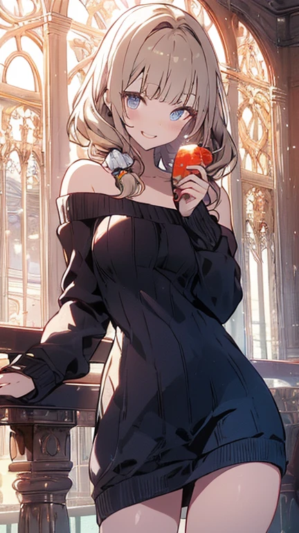 top-quality、Top image quality、​masterpiece、girl with((18year old、Best Bust、big bast,Beautiful blue eyes、Breasts wide open, Blonde ponytail、A slender,Large valleys、Black hoodie、White pants、Sleeveless、Ruby Earrings、lean against the wall)）hiquality、Beautiful Art、Background with((Full Moon Night、falling roses、Beautiful night sky)))、,masutepiece、visualart、depth of fields、