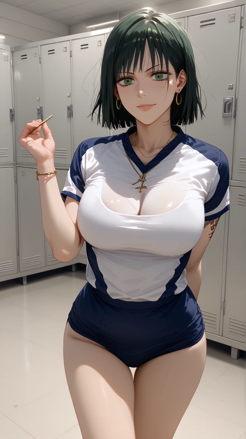 gwen tennyson,tracer,y'shtola rhul,yorha 2b,overwatch,nier automata,mecha pilot,classroom,tattoos,orange and pink plugsuit,white short sleeve school blouse,white micro school skirt,garter belt, uncovered belly,short hair,punk makeup,green eyes,multicolored silver hair,sexy smile,freckles,beautiful girl,large breasts,8k,ultra detailed, realistic,fantasy art,school uniform,ear piercings,school teacher,saiyan girl, pink short sleeve school hoodie, glasses,pompom beanie,graffiti wall art,walking,small purse,cute necklace,wet shirt,