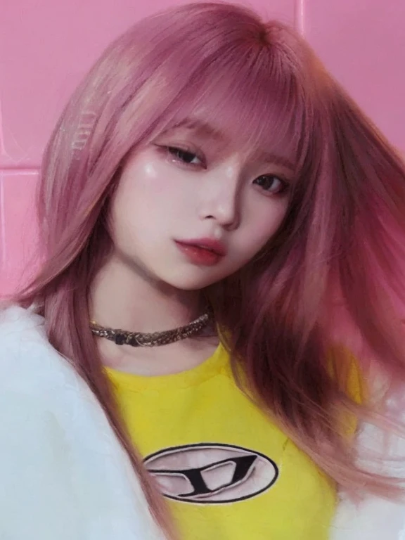 best quality, tmasterpiece,Ultra-high resolution,Clear face,（Reality：1.4），ferpect lighting，(upper body), (photorealistic:1.50), anime wallpaper, Guviz style artwork, cover-up fantasy up to magic , by Yang J, Guviz, beautiful artwork illustration, beautiful digital artwork, beautiful digital illustration, Li Song, beautiful anime portrait, art style in Beauvot, 25 year old woman, 1girl, solo,cosplay, looking at the audience, long hair, (pink hair:1.5),(twintails ),(hair ribbon), Blue eyes, Tube Top, single thighhigh, short shorts, cropped jacket, belt boots, hair ribbon, hairclip, earrings, single sock, high belt, thigh strap, detached sleeves, Doll, black collar, Outdoor, grassland, park, garden, (standing:1.5), night sky, (looking at viwer:1.3), (upper body:1.5), (medium breasts), (shagging breasts),