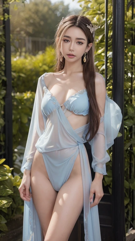 (((best image quality、highest quality、Super high quality 1.5、Super high quality 1.5、32K、8K、ticker、RAW photo、very clear image、very clear image quality、Photoreal 1.3、Super detailed 1.2, small details, High resolution, wall , Perfect dynamic structure, masterpiece, surreal,非常に詳細な CG Unity 32K wall紙,realistic pictures、real human being、)))、High level image quality、Live-action realism、1 photo、short skirt、T-back、bra is very、angle from below、laughter、Makina Pantyhose、blue eyes、alone、big breasts、長くてthin脚、bright hair color、sexy clothes、Clothes in flashy colors、ear nipple rings、necklace、bracelet、enchanting eyes、thin、constricted waist、Tropical Style Bar、Elegant and seductive poses、gorgeous model、women sexy、A variety of seductive poses、Beautiful woman