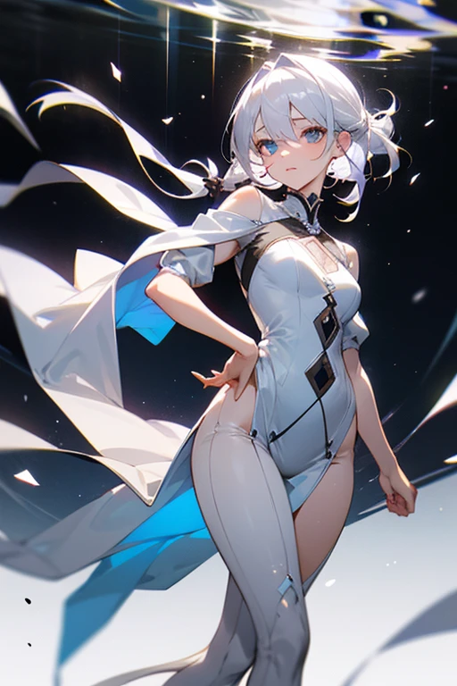 young girl silver hair white dress short hair red eyes irreverent face look down thin body thin thighs small breasts small ass toned body wrist bracelet jewelry bracelet tiara with jewels sunlight ripped abs slanted eyes white skin deep red eyes symmetrical transparent dress No underwear arm tattoo high quality High resolution 8k perfect 天使のようなyoung girl 女神のようなyoung girl See-through hair blowing in the wind The navel is visible blue sky big cloud like a goddess Beautiful little girle girl Beautiful l bracelet symmetrical tiara symmetrical dress ripped abs symmetrical earrings I can see your chest dress with open navel nipples are transparent Blowing in the wind big eyes ripped abs