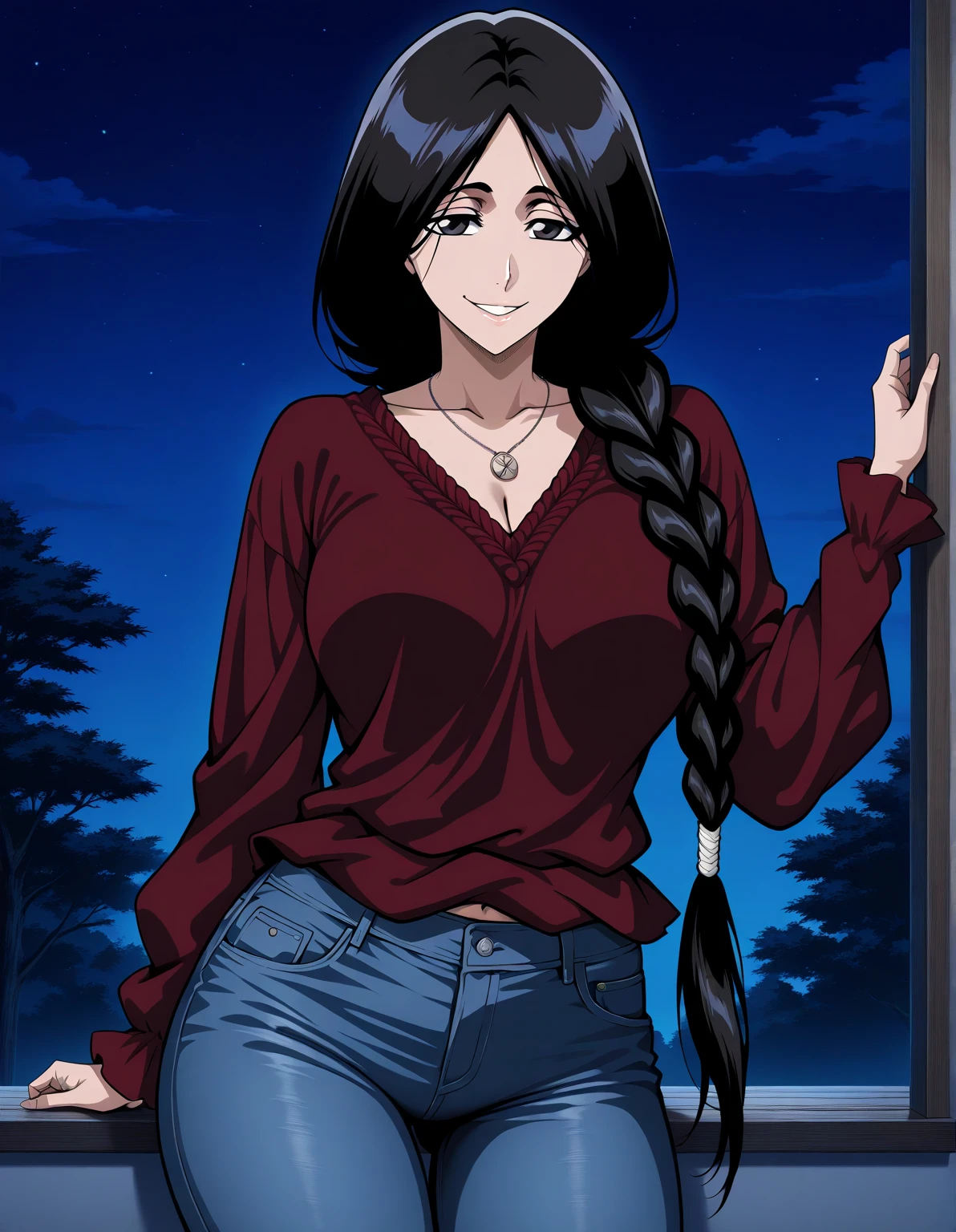 Bleach art style desaturated colors, detailed description, night ...