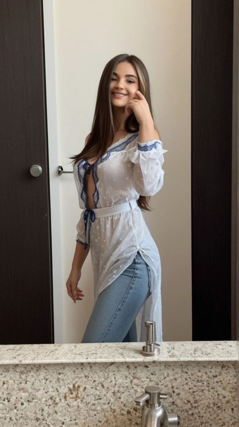 Kosovo, belle femme, smirk, ((tenue traditionnel Kosovo)), dans la ville de Pristina, jolie visage, beau corps