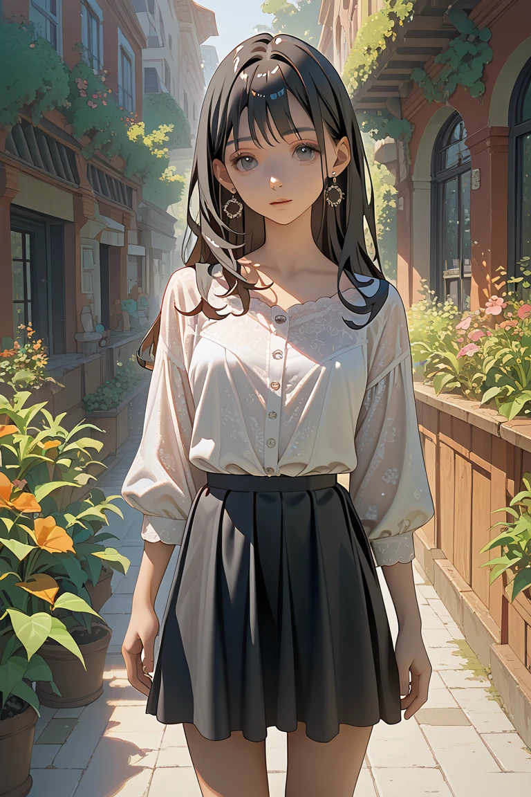 very cute and beautiful girl,teen,(highly detailed beautiful face),(white blouse),
(smile),cowboy shot,looking at viewer,
(beige cardigan:1.2) BREAK zettai ryouiki,brown shoulder bag,(brown boots),
stylish pose,hair ornament,black hair,(pleated black mini skirt:1.2),
standing,shopping street,cafe terrace,flower shop,
(best quality,masterpiece:1.0),absurdres,highres,ultra-detailed,extremely detailed,32k,8k resolution,
intricate details,cinematic scene,detailed background,solo,dynamic angle,
natural lighting,hair fluttering in the wind,beautiful detailed sky,
With legs apart,In underwear(White lace bra White lace panties),bedroom,back view,
