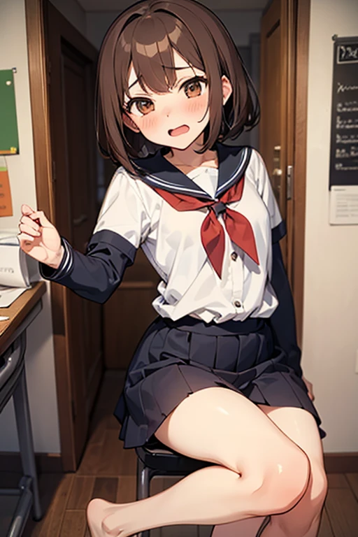 (masterpiece, best quality:1.4), (ultra-detailed:1.2), {illustration,picturesque}, {studio light, picturesque}, [best shadow],
(KonishiCSA)_(ShizumaCSA), (AlphaCDE:1.3)_(GammaCDE:1.15),
BREAK
(perfect anatomy), (symmetric eyes, ultra-detailed eyes, beautiful eyes), (sharp eyeliner, ultra-detailed face, beautiful face), (brown eyes),
BREAK
nice hands, perfect hands, hand by Guido Daniele,
BREAK
1girl, solo,
BREAK
FubukiKaiNiKC, (KaiNi) uniform, (white) serafuku, (black) sailor collar, (blue) neckerchief, (black) pleated skirt, (black) socks, shoes, 
BREAK
looking at viewer, cowboy shot, facing to viewer, smile, (indoor, office, living room), sitting, sofa, (from below),
BREAK
<lyco:hands:1.0>, <lora:CSA-v0.2:0.45>, <lora:CSA-MLU:0.45>, <lora:CDE:0.55>,  <lora:Fubuki-10:1>