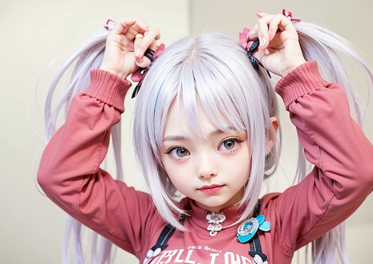 White and Bright Red, (Masterpiece 8K TopQuality:1.2) (ProfessionalPhoto:1.37) ExtremelyDetailed (((PUNIPUNI KAWAII girl in WHITE "SUPER BITCH" Printed T-shirt:1.4))) (Lying FullBody on back from DirectlyAbove:1.28) glowing body