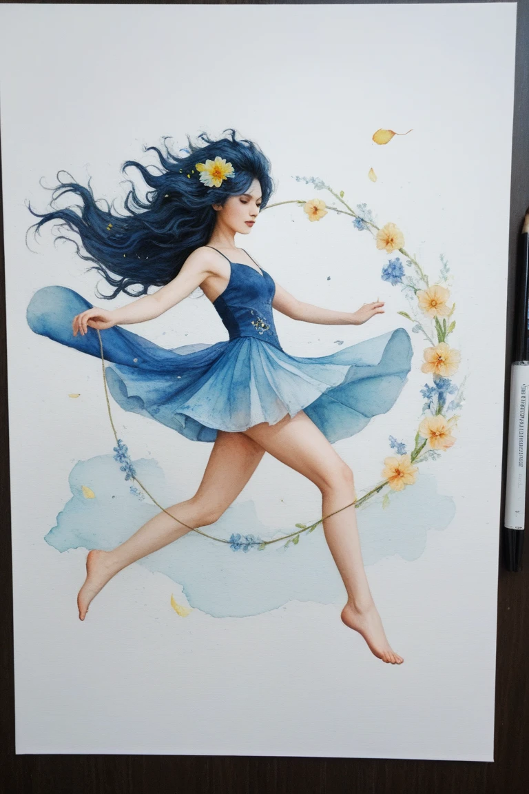 full body, growth,leaf,tree branch on head,branch,fractal,branch arm,branch legs, dissect, bone,rib, girl made of branch, ink, scenery break melting, Ink painting style, water splash, bird, flower, Plant Maiden, covered with moss,cedar, girl, Hourglass elongated fitness body, Oval Face, Long neck, Rounded shoulders, long slim arms, Short blonde Waves pixie hair, snub nose, Arched eyebrows, Monolid blue Eyes, Rounded Jawline, Full nude Lips, (blue eyes), Hourglass-shaped hips, Slim thighs, long slim legs, Linear Hourglass-shaped abs,
hyperrealism, masterpiece, high resolution, best quality, ultra detailed, Hyperrealistic art, high quality, ultra high resolution, extreme detail, many details, Extremely high resolution detail, white and blue style, skin,