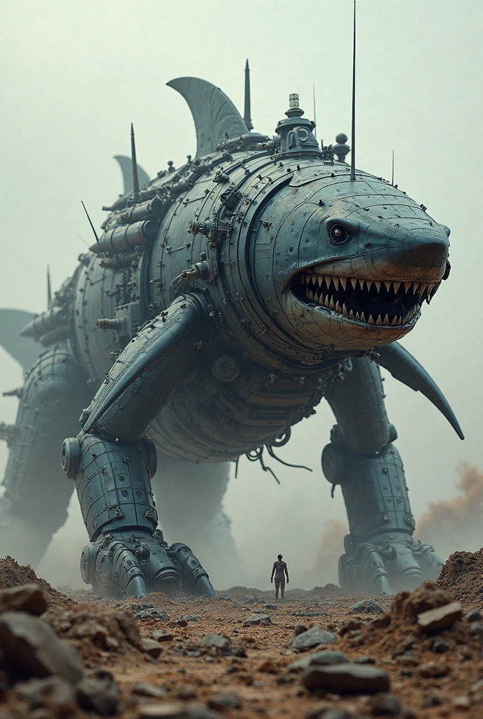 steampunkai,war, giant robot,
