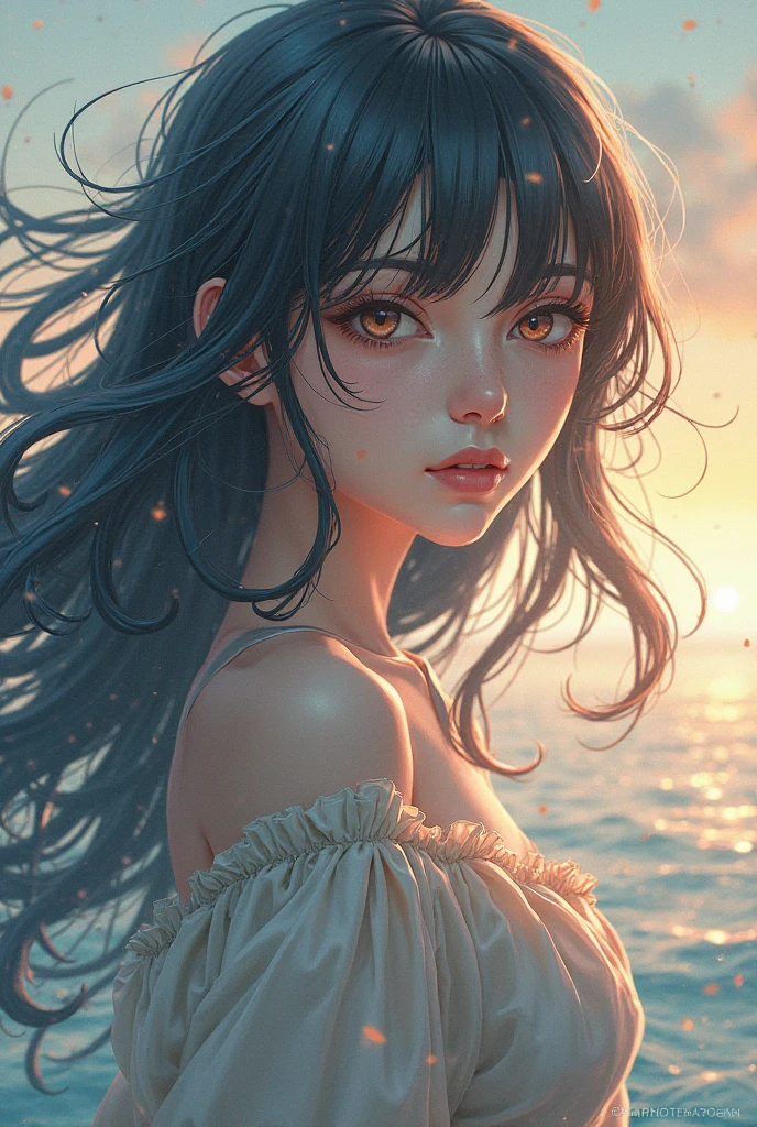 Naked anime girl
