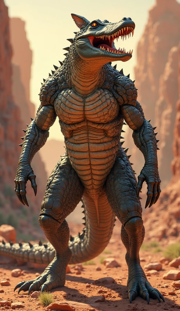 Craft an image of godzilla with (((white scales))) and (white skin) and a crocodile head. Give him wider shoulders and a muscular build.. human-sized
futuristic urban setting
wearing pants
A ((white-scaled)) (white dragonborn) with a muscular build and a (((crocodile head))) with red eyes and (blackened hands), ((white skin, white scales)), sharp teeth, muscular, claws, ((scaled skin)), (scaled arms), (scaled chest), (albino), wide shouldered, 1boy, (dragonborn), massive, clawed hands, black claws
(masterpiece), 8k, Absurdres, best quality, HDR, Low ISO, masterpiece, Maximum clarity and sharpness, Hyperdetailed, photorealistic, hi res, hyperdetailed, ultrarealistic, ((cowboy shot)), ((action pose)),
maleC yberpunkAI, neon,, yofukashi background, city, cityscape, building, BikerC