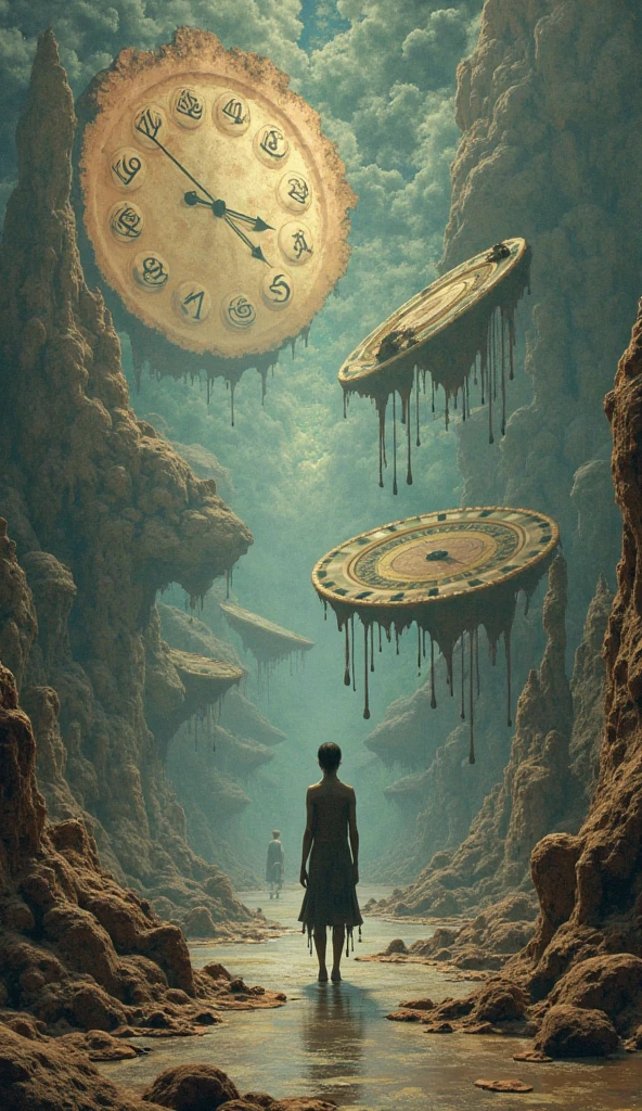 Transforming Salvador Dali's Frames: Persistence of memory, Using a futuristic computer、More contemporary works