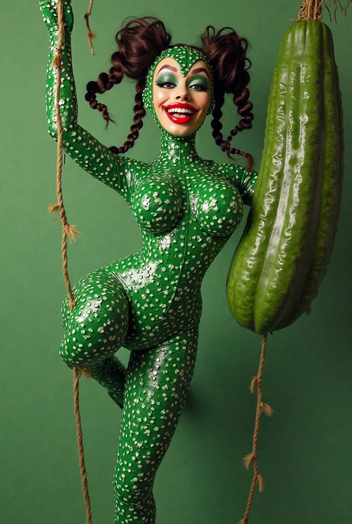 watermeloncarving, sexy woman, full body, (cherry blossom grove:.9) (high quality detailed high saturation highres)