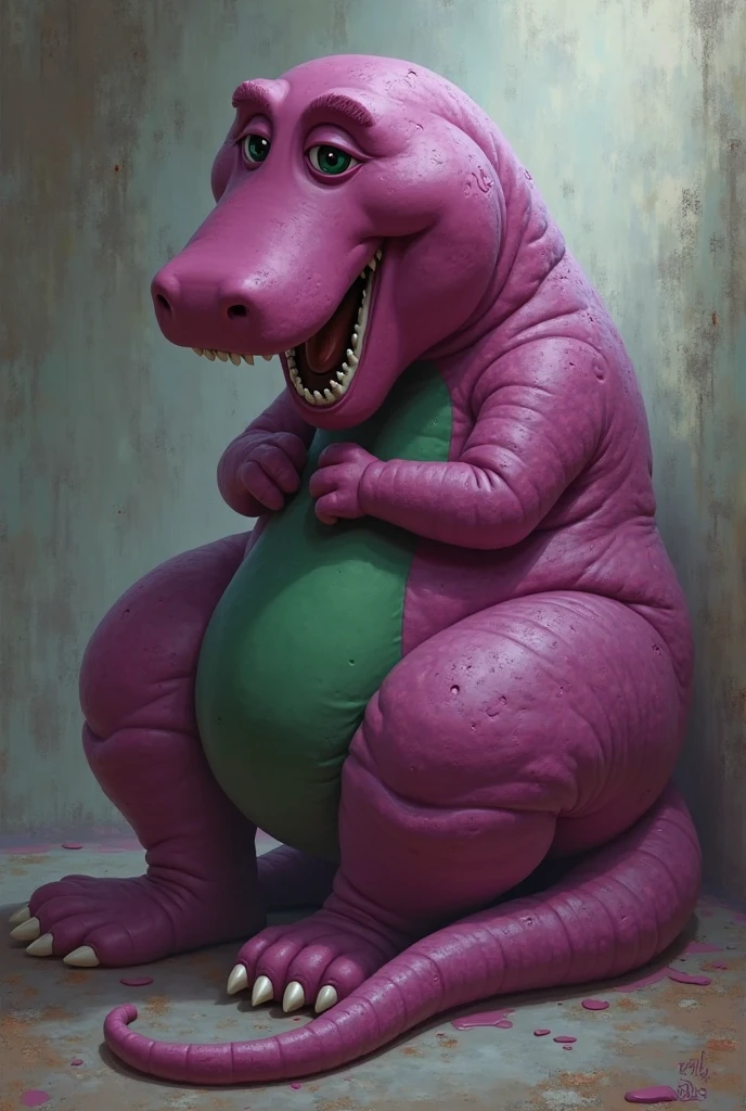 ((((dinosaur, feral)))), ((((veiny dildo sitting, hyper veiny dildo in mouth, open mouth)))), indoors, masterpiece, high quality, realistic, detailed background, ((((side view, anal, veiny dildo in mouth)))), ((((hyper, equine penis, stomach bulge, belly inflation, excessive cum, hyper balls)))), (((((hyper veiny dildo in mouth, oral dildo, mouth in hyper dildo, tail up, raised tail)))))