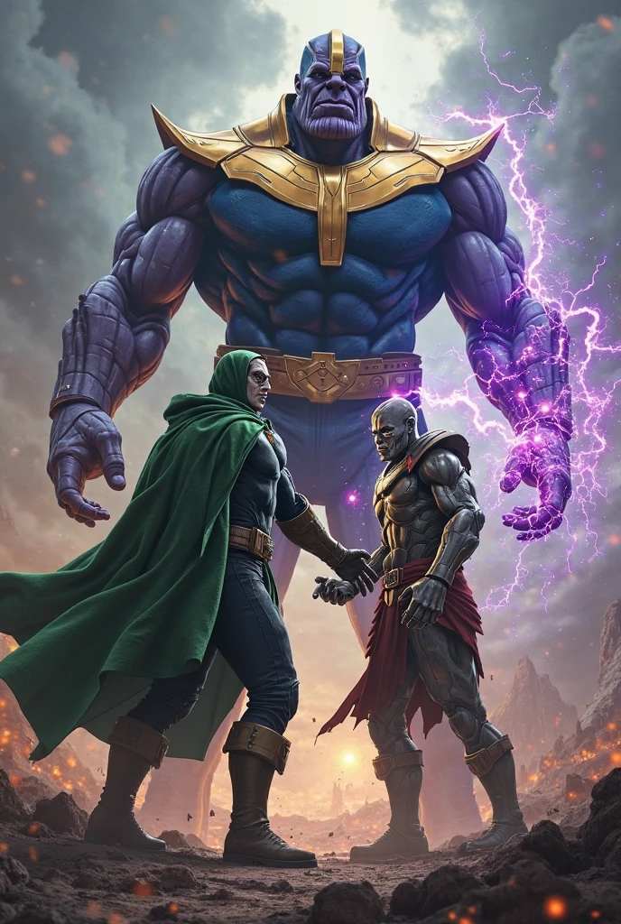 Doctor doom killing thanos