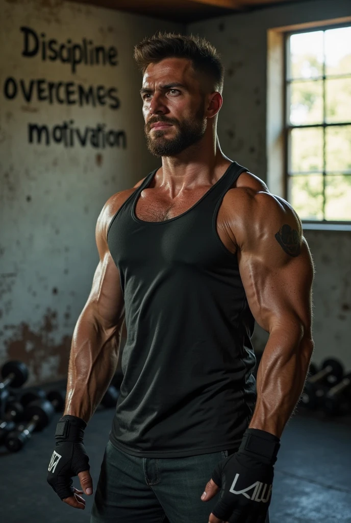 homem arafed em uma academia fazendo um pull up em um bar, athletic crossfit build, musculoso! CrossFit, carregando duas barras, Greg Rutkowski de corpo inteiro, Marcos Verhaagen, Mitch Foust, adam varga, calistenia masculina, Foto tirada em 2018, Maxim Shirkov, Andrzej Marszalek