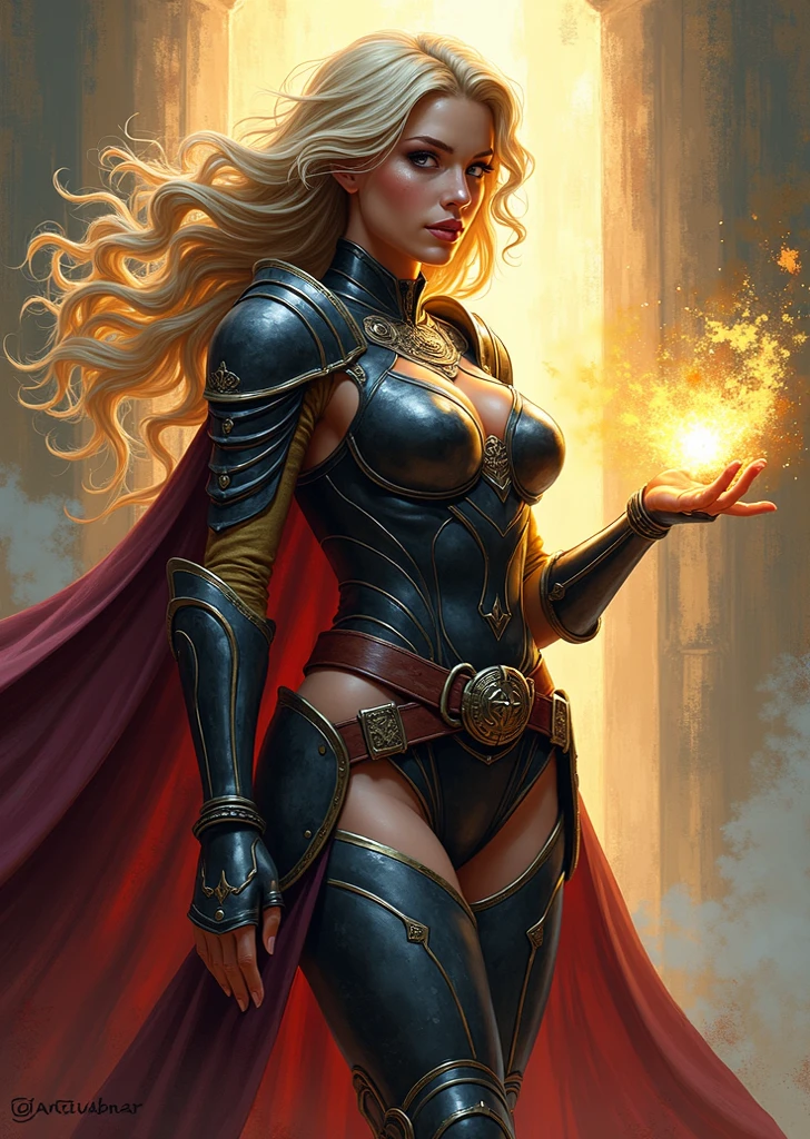 1 beautiful woman "Nicole Kidman",(Caucasian skin), fire storm, Lightning in the hand, a skirt,glowing light eyes,light in eyes