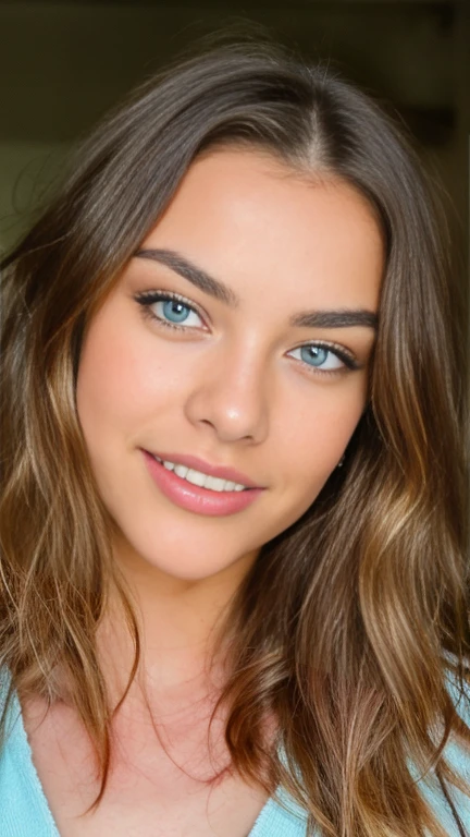 Very beautiful blonde, , , light blue eyes, highly detailed, 21 years old, slim, innocent face, naturally wavy hair, high resolution, masterpiece, best quality, intricate high detail, highly detailed, sharp focus, detailed skin, realistic skin texture, texture, detailed eyes, professional, 4K, charming smile, shot with Canon, 85mm, slight depth of field, Kodak Color Vision, body in perfect shape, extremely detailed, photographer_\( ultra\), photographerrealistic, Realstic, Postprocessing, maximum details, roughness, real life, ultrarealistic, photorealism, photography, 8K UHD