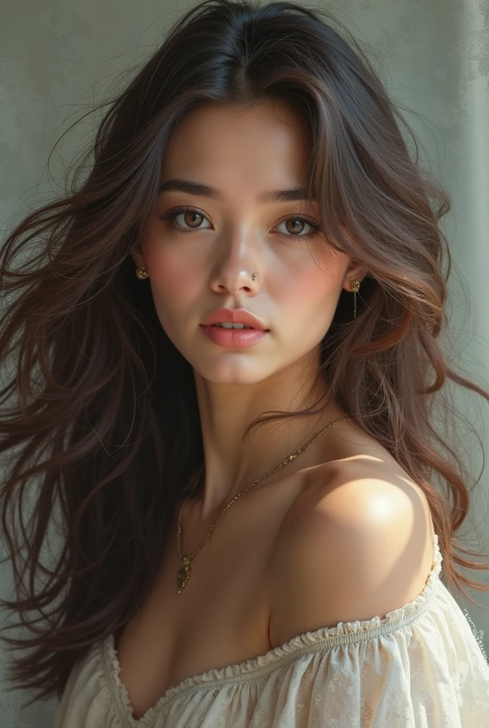 work of art. best qualityer, young man with dark skin, green eyes and curly hair posing for a photo, soft portrait photographed in 8k, beautiful young, beautiful portrait image, photo of a beautiful woman, perfect face and eyes, beautiful face portrait, beautiful young woman, beautiful portrait photo, beautiful model girl, Extremely beautiful face, very beautiful young woman, beautiful model , beautiful portrait lighting 8k uhd, dslr, high qualiy, film grain, Fujifilm XT3
