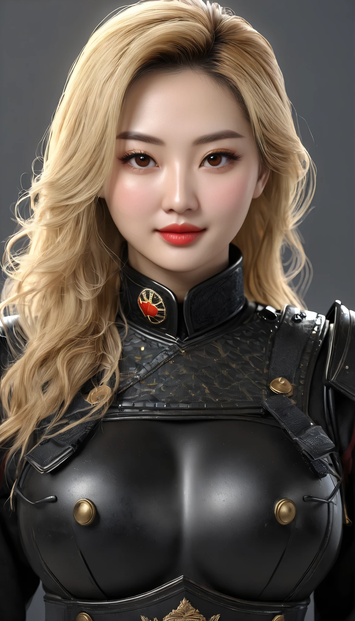 (((超realistic)))、{( high resolution) ( high resolution )、(realistic)}、超A high resolution 、(((The future after 300 years 、陸軍の巨大作戦司令室で働く35 歳のとてもbeautyなブロンドの女性陸軍兵士)))、 very beautiful female warrior with fluffy blond hair when viewed from the front 、((( 非常にis big、is big、is big )))、(((とても大きな Big Cleavage)))、(((beauty)))、Blonde Mature、 Blonde Middle-Aged Woman 、 detailed skin texture through pants 、realistic、 plump body、beautiful smile、中年beauty、 ((( beautiful expression ))) 、 very delicate and detailed skin texture through pants 、 brown eyes and expressive accessories、And expressive details 、 35-year-old female military man 、Female Soldier、 Big Cleavage、thick butt、 Dark red lips 、((( detailed skin texture through black combat uniform )))、