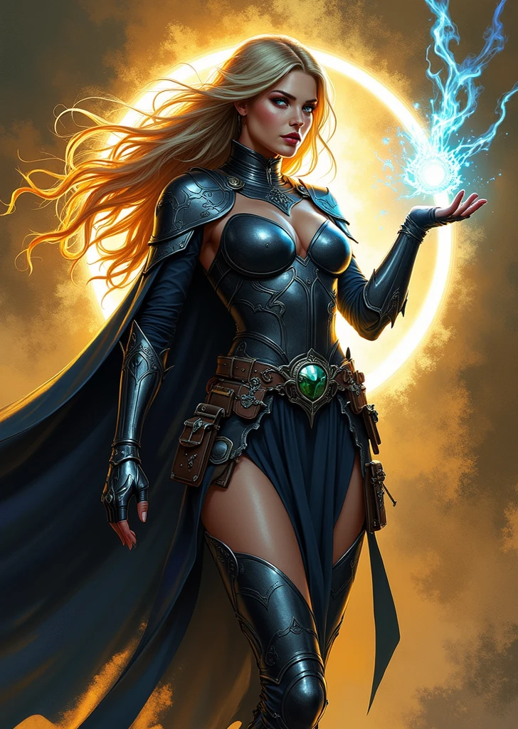 ((masterpiece):1.3),((best quality):1.3), (highres:1.1), ((realistic imageultra-detailed):1.3), CG, 1girl, sexy cling dress, big boobs, cleavage, very long red hair, battle, war, magic protection, meteors, buildings, permanent magic circle, casting spells, fantasy, mage, red magic, power, protection, spell, battle, fire magic, magic_circle, detailed background, city, upper body,