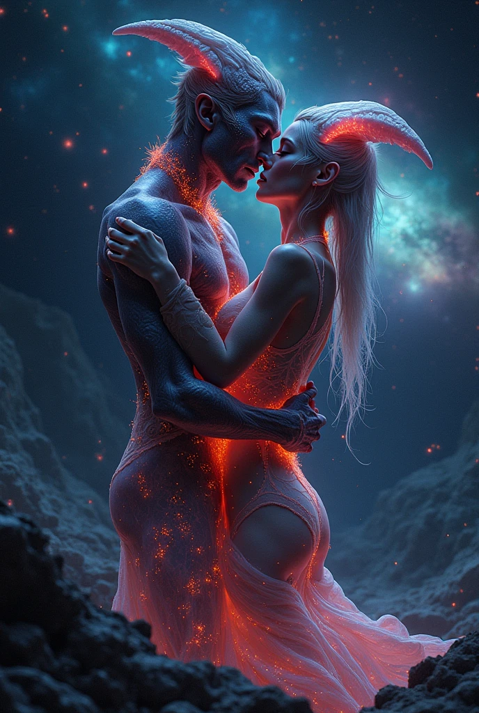 Aliens and demons hyper energetic coitus
