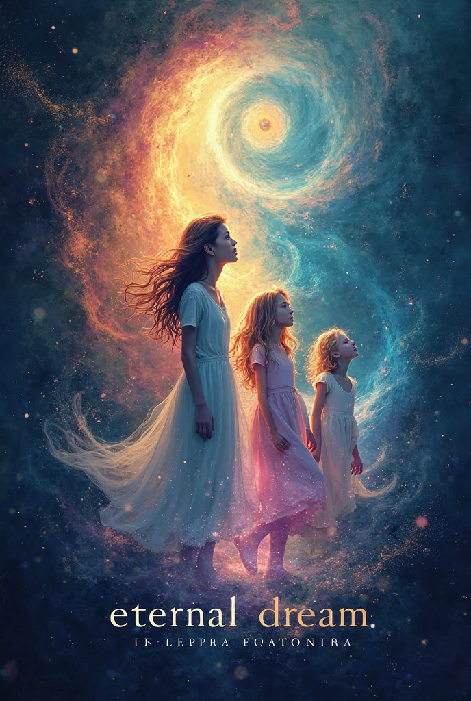 ((girl enjoying her time in the galaxy of dreams, surrounded by stars, a warm light sprayed on her, The background is a starry sky with colorful galaxies and galaxy clouds, stars flying around her, delicate face, adding a playful atmosphere:1.5)), ((Imaginative scene)),((perfect, meticulously detailed High detail, super detail, super high resolution,:1.3)), ((full shot: 1.4, dynamic pose:1.3)), ((Best Quality) ), ((Masterpiece)), 3D, (Hyper Detailed: 1.3), ((Epic Landscape: 1.3)), ((Night Background: 1.3 ))), (Photorealistic: 1.4), (( Front camera) ),( (Low-light night cinematic lighting: 1.2)).32k.