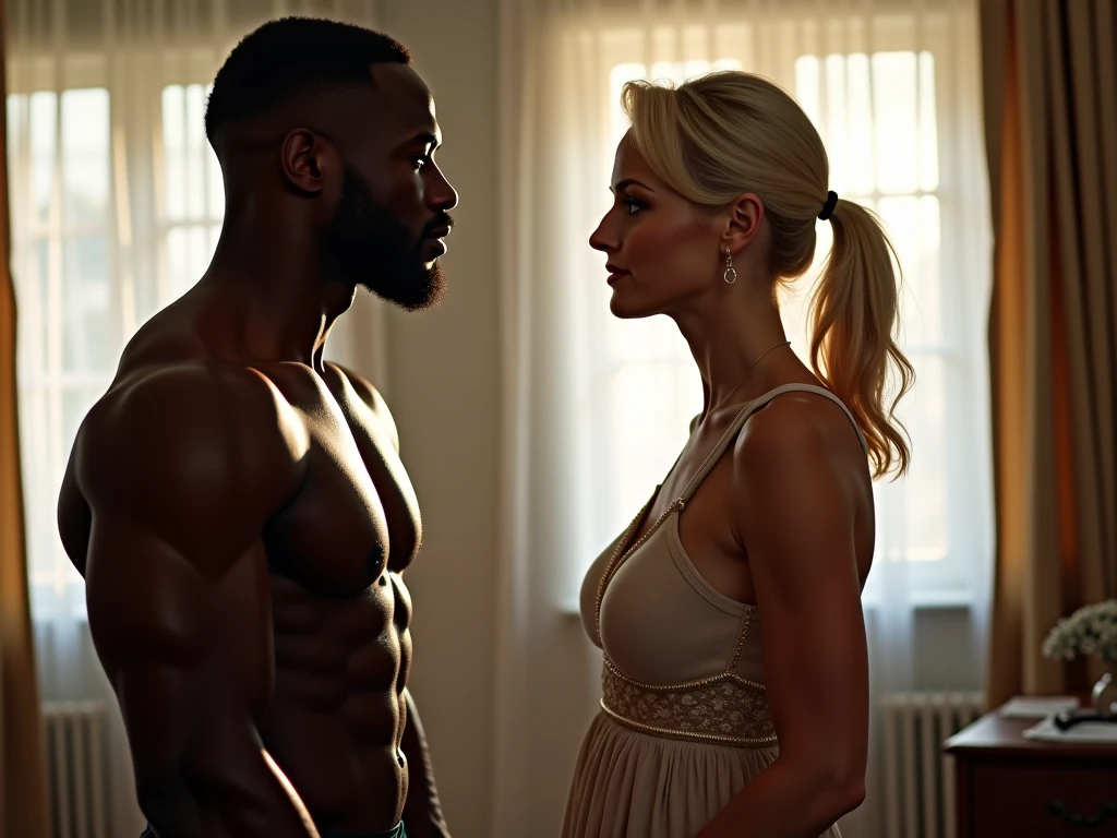 Black man with 5 meter dick fucking blonde