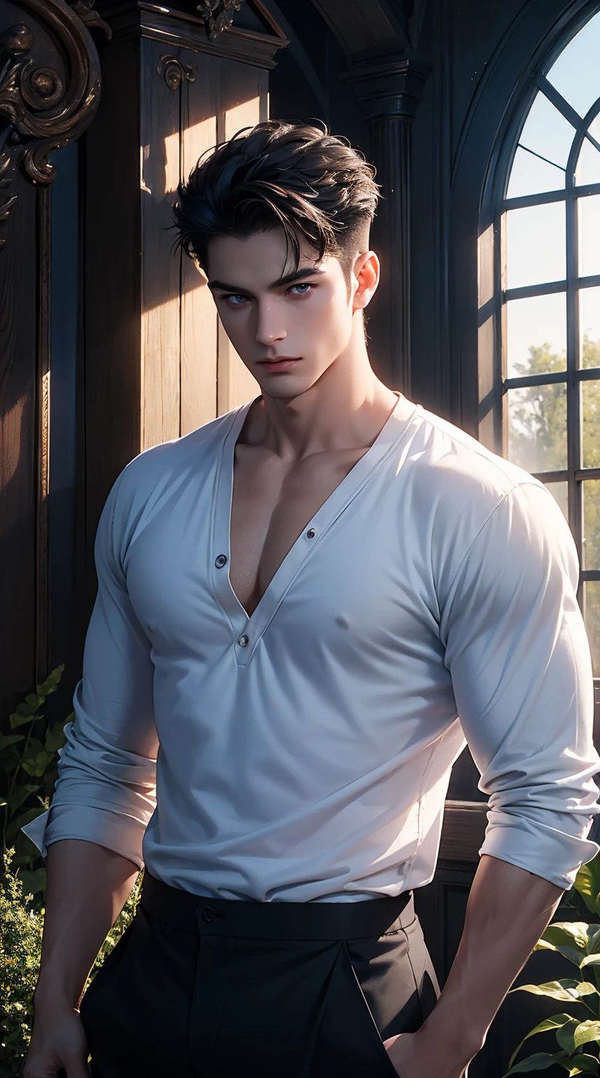 white shirt,