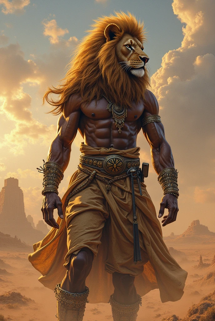 "A work of genius, an ultra-detailed depiction of animal anthropomorphic artwork, inspired by gangster themes, showing an anthropomorphic Lion King. The Lion King has a long mane on his head and a handsome face in a leather coat, surrounded by dim lights, smoke, and shadows, with a corrupt cityscape in the background. The highest quality technology, single-focus lenses, and high-detail Unreal Engine were used to perfectly represent the intricate beauty of the muscular male body. " --auto
