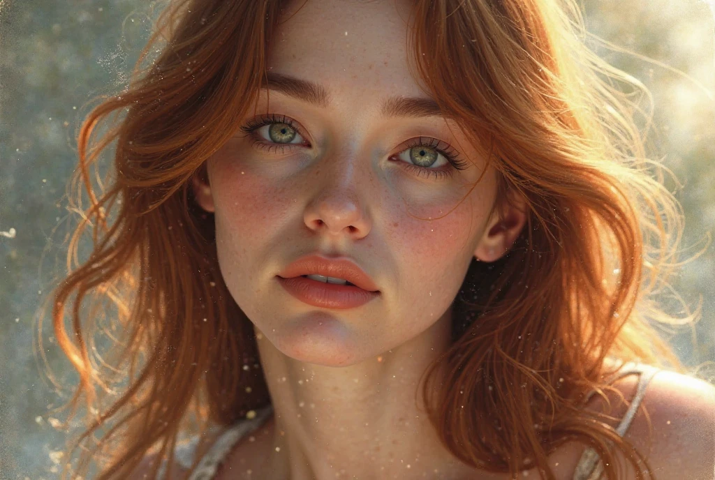 RAW photo, (caught night swimming), cute (unaware:1.5) girl, out in a calm lake, voyeurism, (realistic skin texture:0.99), 8k uhd, amazing level of detail, masterpiece, (by moonlight:0.9), Strawberry-Blonde hair, (mist rising in the background, hazy:1.3), (nudity:0.3), (large breasts:0.3), in the dark, shadowy, vulnerable, large breasts:1.1, night time, . 4k, highly detailed. skin imperfections, freckles, detailed skin texture, natural skin texture, detailed cloth texture, beautiful detailed perfect face, perfect face, (high quality, best quality:1.3), Extremely high-resolution, photographic, lifelike, 8k, photo-realistic, amateur photo, UHD, cinestill 800 tungsten , cinematic photography by person, Fujifilm Superia Premium 400, Nikon D850 film stock photograph Kodak Portra 400 camera f1.6 lens, 