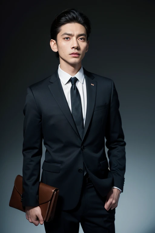 a 13 year old male wearing a suit
BELT VISABLE 4K HIGH QUALITY DETAILED