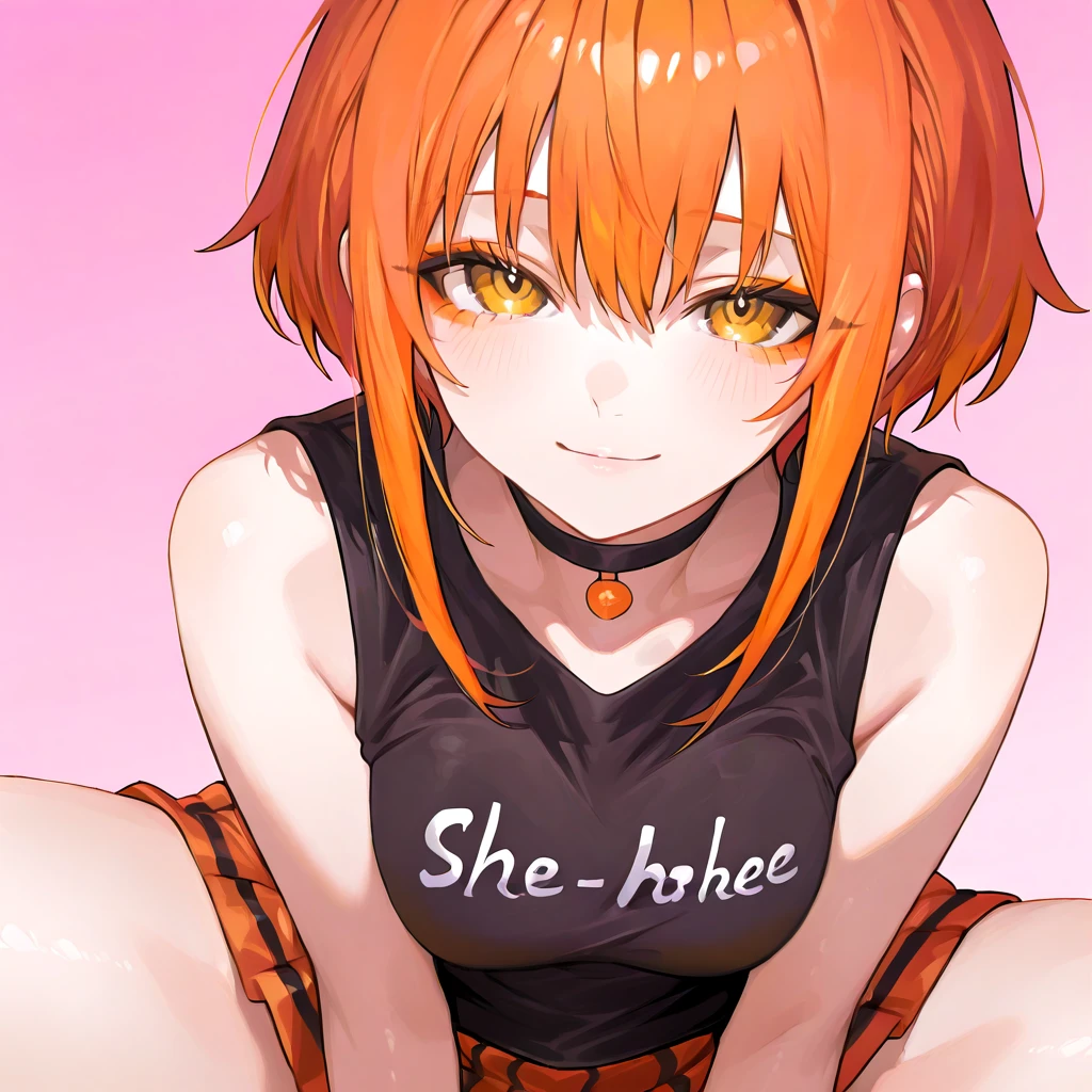score_9, score_8_up, score_7_up, score_6_up, score_5_up, score_4_up, 1girl, Yanfei(genshin_impact),pink hair, small breasts,,collarbone,breasts focus, , floox style,jacket,, open clothes, orange jacket, orange jacket, orange track suit,, sportswear, standing, steam, steaming body, sweat, , track jacket, orange track pants, track suit, nipple slip, , rating_explicit, , high resolution,, deep breath, , , , grey background, , solo, in centre of shot, green eyes