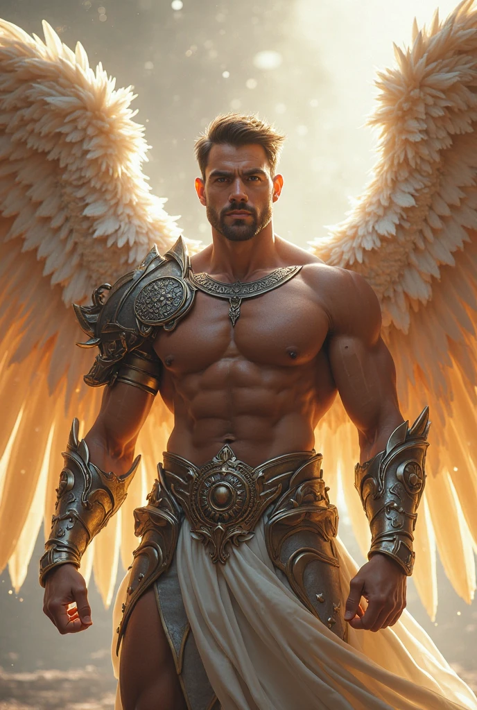 (Professional 3D rendering:1.3) de (Realistic:1.3) Foto de arte mais bonita do mundo,Painting of a man with wings and a sword in the sky, anjo brigando com humanos, FALLEN ANGEL, O Anjo da Morte, anjo da morte, angel watching demon, anjo protegendo o homem, humano alado, the angel of death with a halo, huge wings growing out of arms, wings growing out of arms, Anjo com asas pretas, anjo escuro, fantastic location, majestoso ambiente desordenado)), corpo inteiro 8k unidade render, action shot, poros da pele, very dark lighting, sombreamento pesado, circunstanciado, Rosto detalhado, (vibrante, fotogrdeia realista, Realistic, Dramatic, Escuro, sharp focus, 8k), (Old leather clothes damaged by bad weather:1.4), ((((Use peles)))), (intrincado:1.4), decadente, (altamente detalhado:1.4), pintura digital, rendering by octane, art stations, Conceito-Arte, liso, sharp focus, illustration, germe da arte, (Loish:0.23), Wlop Ilya Kuvshinov, e Greg Rutkowski e Alphonse Mucha Gracias, (global ilumination, studiolight, Light Volumetric), chuva forte, floating particles, patife, fantasia, Onze, corpo inteiroesbian, ((Fundo escuro e antigo:1.3)),CGSesociedade,art stations