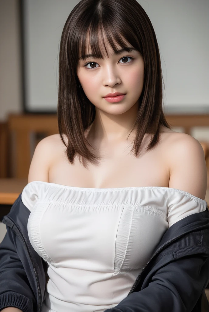 high-definition image, (((round face))), eyes realistic sizing, realistic skin, drooping eyes, smiling, ((ecstasy face when she doing self pleasure by touching breasts or crotch with her hands (from over clothes))), ((various patterned feminine casual long dress, squatting, spread legs)), (strong sunlight, old fashion), skyscrapers, tiny earrings,