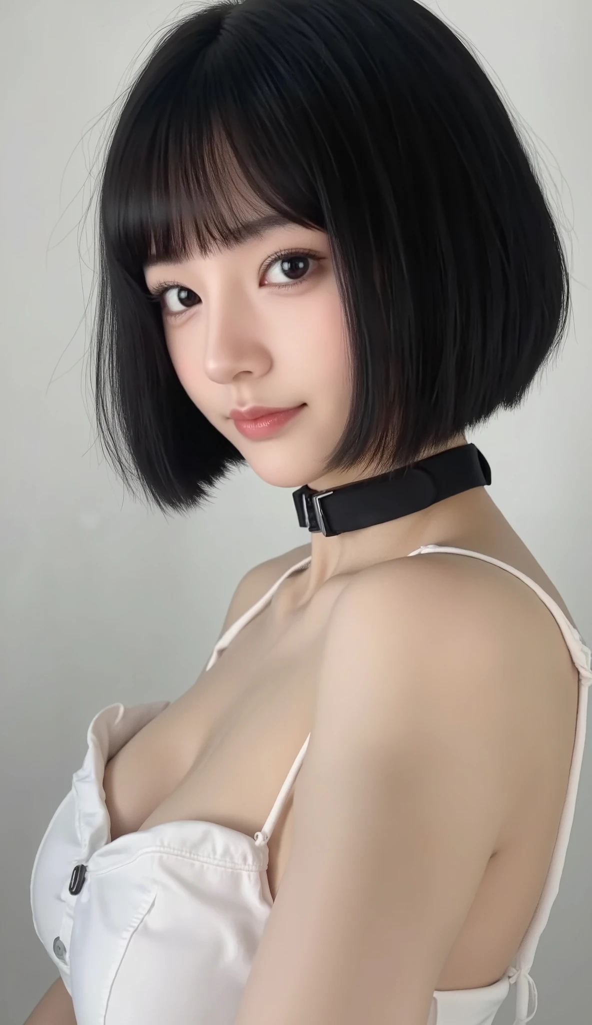 The upper part of the body，huge tit，Nipple studs，nose hook，Work