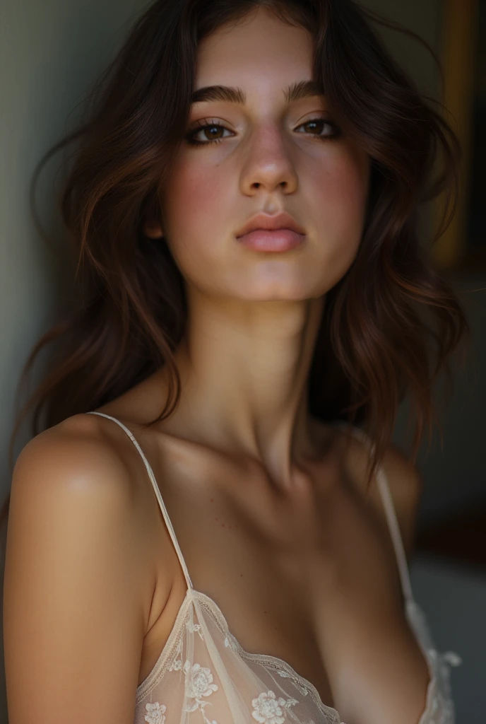 portrait Beautiful sexy brunette woman