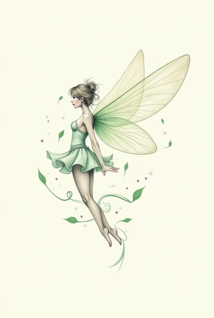 Image of a fairy with a leaf in her hand, Directed by: Cicely Mary Barker, inspirado em Cicely Mary Barker, Maio Gibbs, fada da floresta, fairies have wings, Fada, Fadas, floresta fae, Directed by: Ida Rentoul Outhwaite, fada bonita, inspirado em Ida Rentoul Outhwaite, fadas bonitas