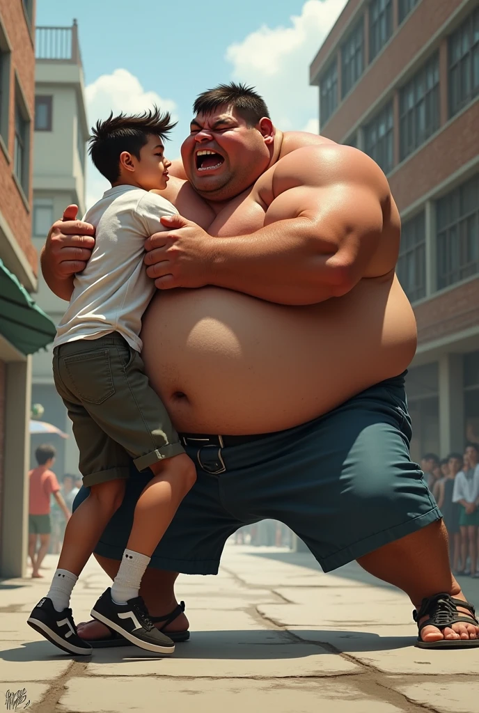 A muscular woman is a small man, extremely muscular, gigant ass, Bullish, huge ass, stepping on the little man e fraco,by the arms, stepping on the little man, Make a Little Man e magro, Make a Little Man, a small man being stepped on the muscular woman&#39;s legs,