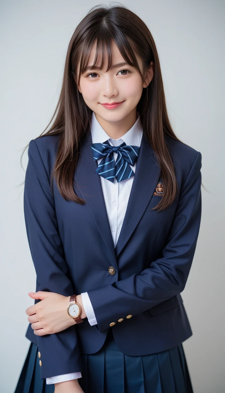high school student, uniform, sexy, bra