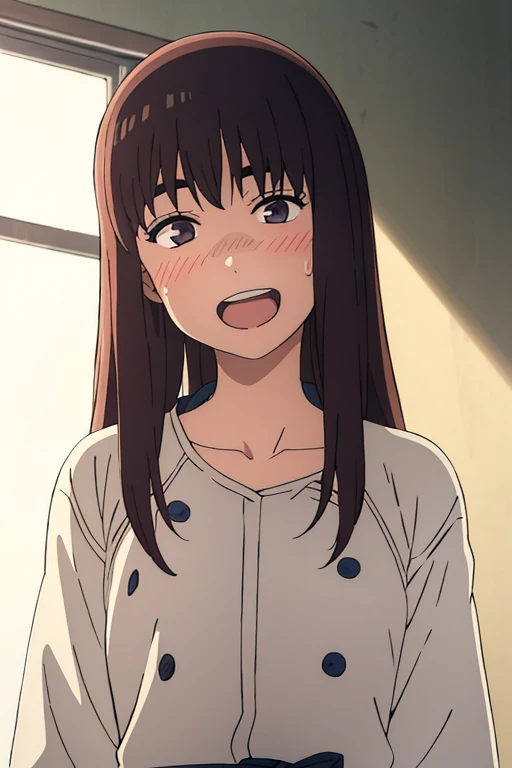 One Girl, alone, Watching,
araragitsukihi, hair ornaments,short hair, Ahoge, good, egg hair ornaments, Parted bangs,Panties in full view,Sweat Anger,blush, Open your mouth,Ruins at night