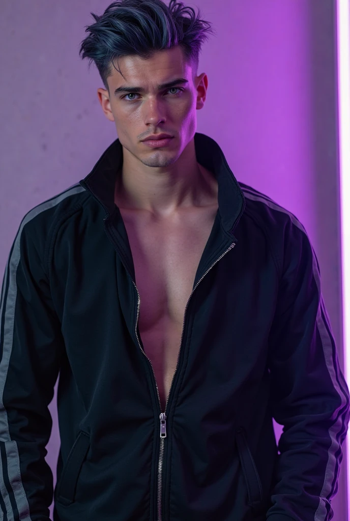 Change Background Cyberpunk Handsome Boy Realistic Face 8K Ultra Realistic