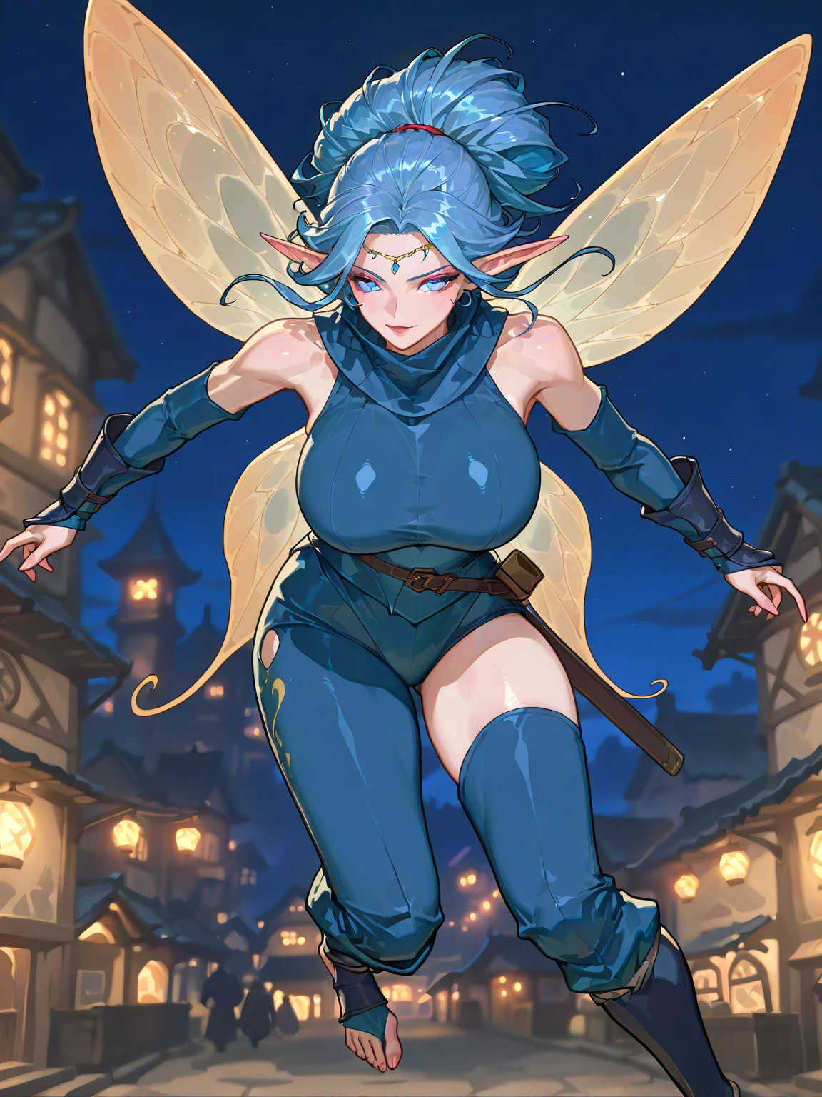 8K,High quality,Anime,married woman,Beautiful,Beautiful,Bright,Eye Highlights,Purple eyes,Sexy,ultra gigantic tits,oversized tits,Dark blue ,Erotic,beautiful line art. Blue skin, Blue and orange gradient fins, , Nothing on, Nothing on, Nothing on, Nothing on, ,
