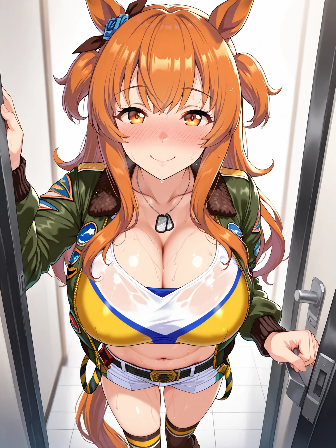 Browsing Caution、Highest quality、masterpiece、(software:1.5), 、(((military uniform:1.8)))、(Clothes were torn:1.5)、bangs、Round eyes、(pointy breasts:1.5、Super huge breasts:1.1)、How stupid, liar, Sloppy body、detailed, (Girl trembling with sexual climax:1.5)、tearsが溢れている、Sticking out tongue,saliva,tears,Ahegao、Screaming、confusion、color、((Lots of naked men:1.6))、((Surrounded by men:1.5))、Blushing、battlefield:1.5、Saliva、(vagina、SEX、Woman on top、Overflowing Sex Fluids)、Glossy body、3 woman