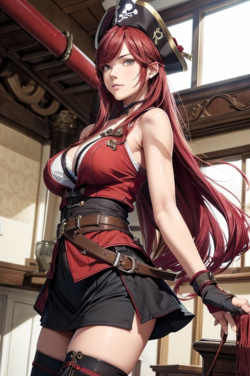 1girl, cute, sexy, red hair