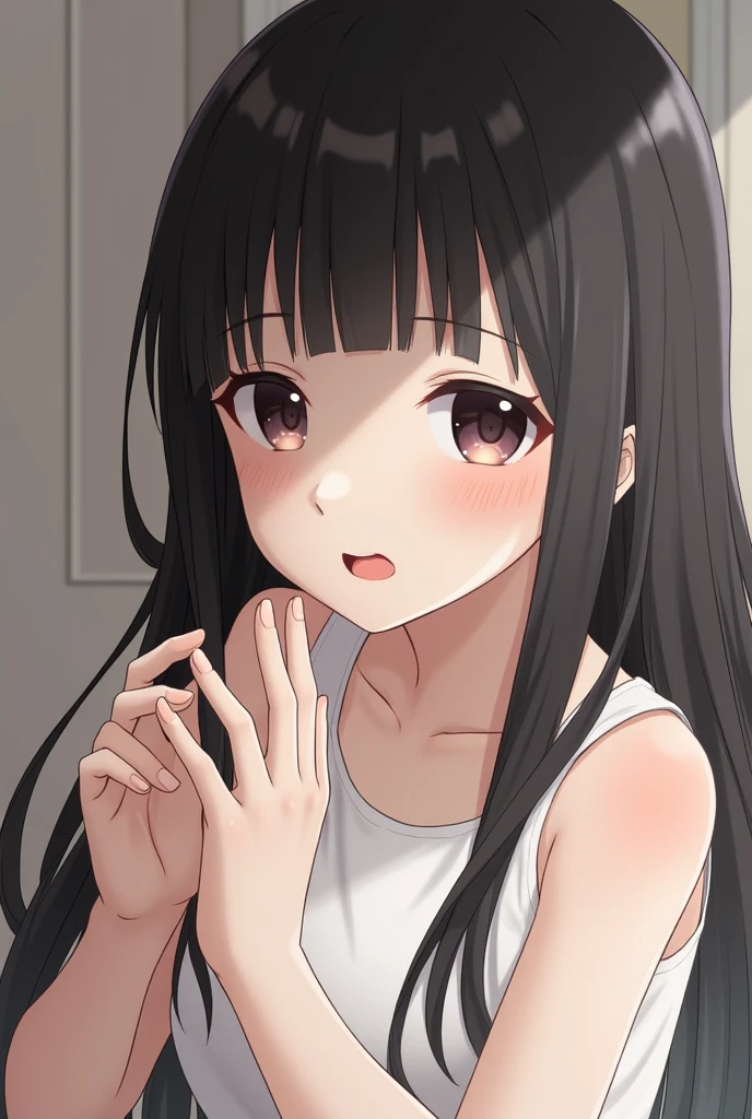 top-quality、in 8K,{kneeling down on one knee}{Boy 1}{girl1}{2guys}Full limbs、complete fingers,{10yaers old},silber hair,Bath,{ seduce a boy}Sweating,Smaller chest、(((sexual act)))、((medical examination))、(((( delight))))、((((Kamimei)))、