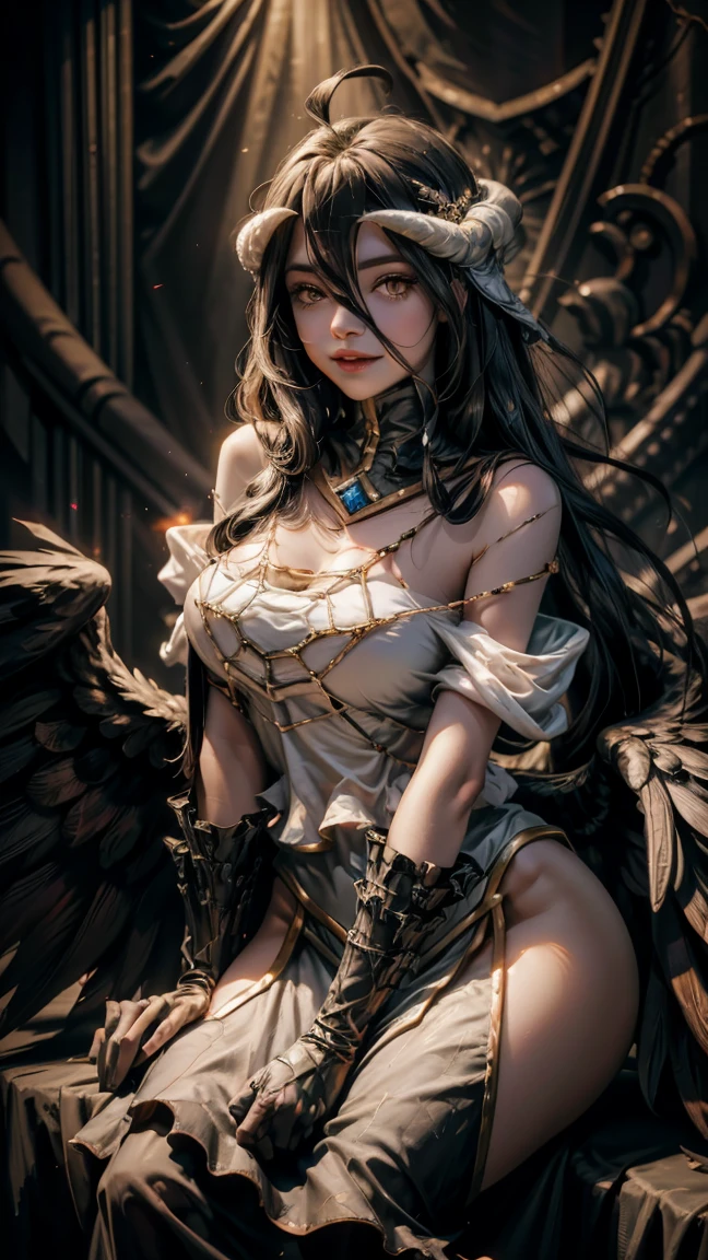 Mean woman black hair